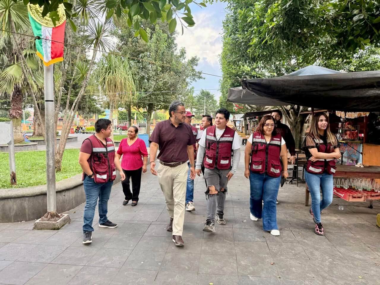 Recorrido por la plaza del centro